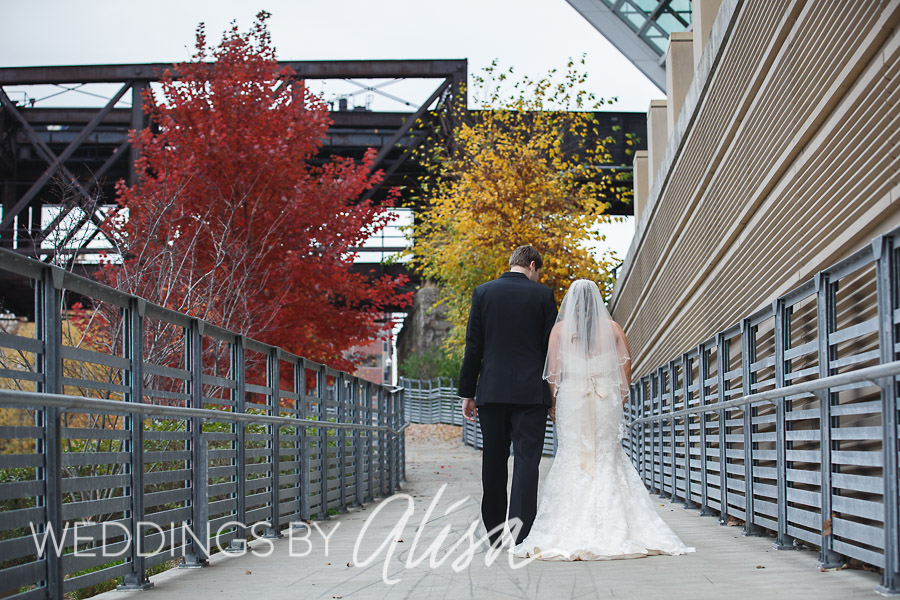 Yellow Bridge North Shore Roberto Clemente Wedding Photos
